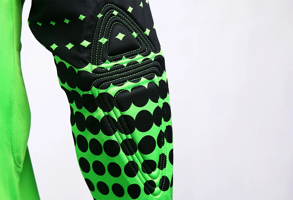 Goalkeeper Jersey Soccer Custom Goaile Jerseys Mens Long Sleeve Football Uniform Shorts Sponge Protector 9161ZB1002