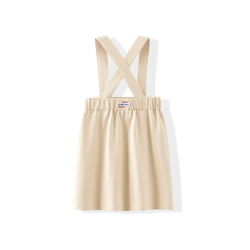Family clothes with pockets summer label design children's boy and girls dress shirts baby set teenage skirt set