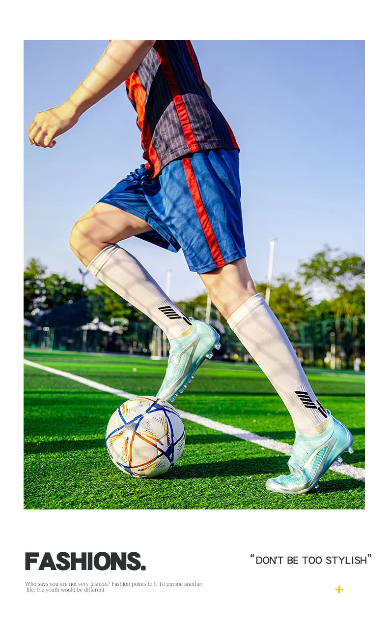 New 2026 Men Soccer Shoes Kids Cleats Grass Adult Professional Football Boots Ultralight Non-Slip Boys Training Soccer Boot