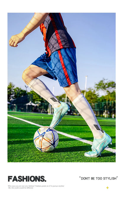 New 2026 Men Soccer Shoes Kids Cleats Grass Adult Professional Football Boots Ultralight Non-Slip Boys Training Soccer Boot