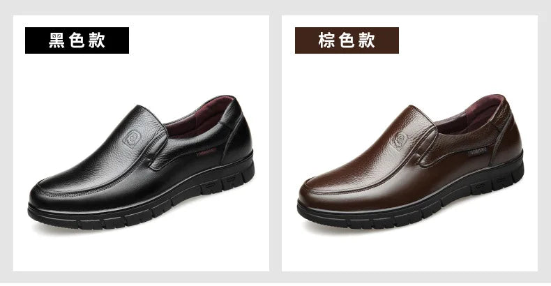 Handmade Shoes Genuine Leather Casual Shoes For Men Flat Platform Walking Shoes Outdoor Footwear Loafers Breathable Sneakers