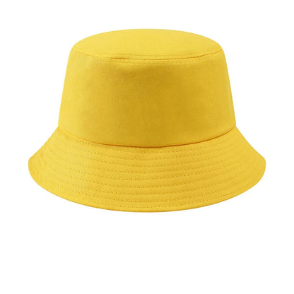 Custom LOGO Design Bucket Hat Women Men Embroidered Print Logo Summer Casual Fishermen Cap Brim Kpop Panama Bob Bucket Gorros