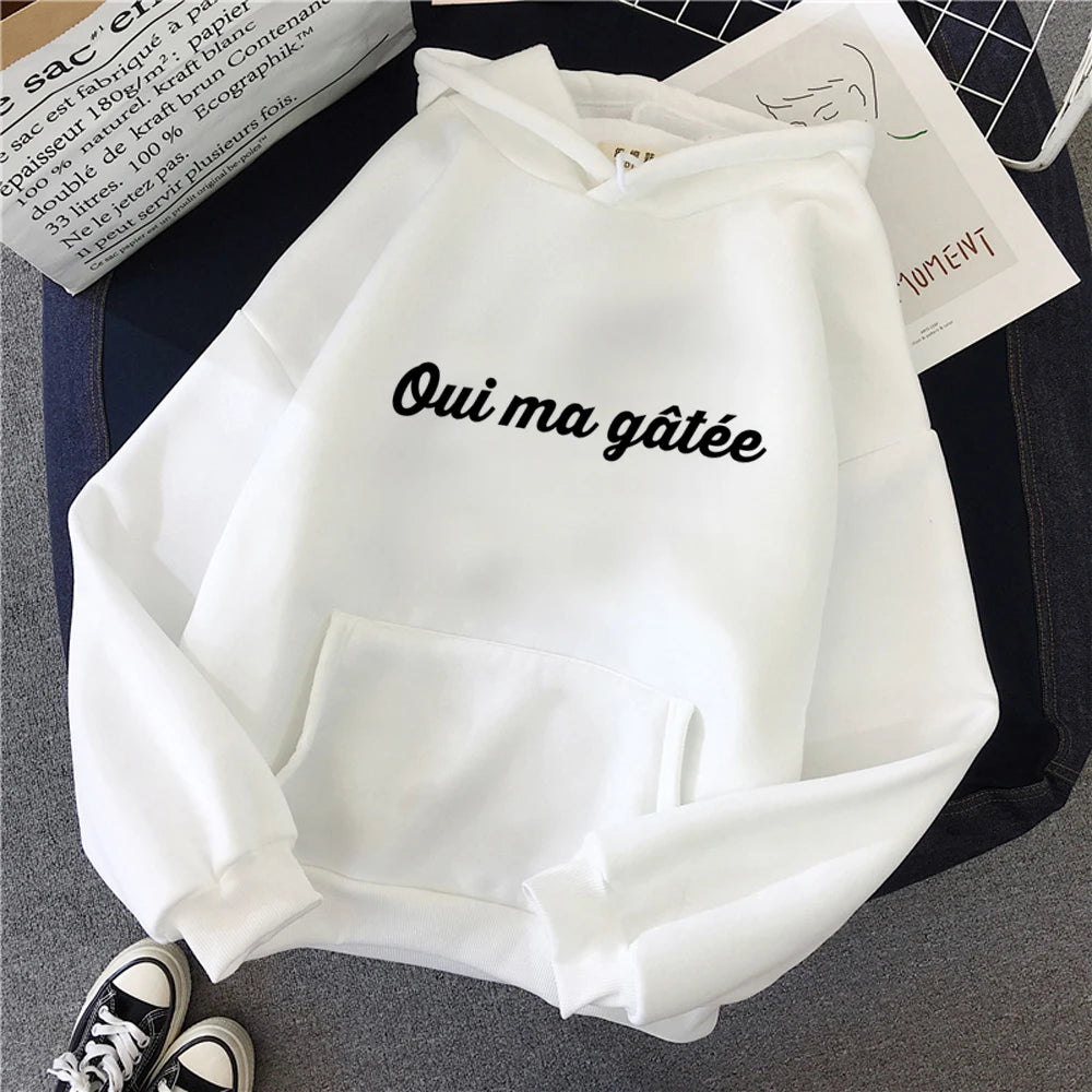 hoodies women graphic Fleece gothic sweat y2k sweater tracksuit women Fleece Hooded Shirt