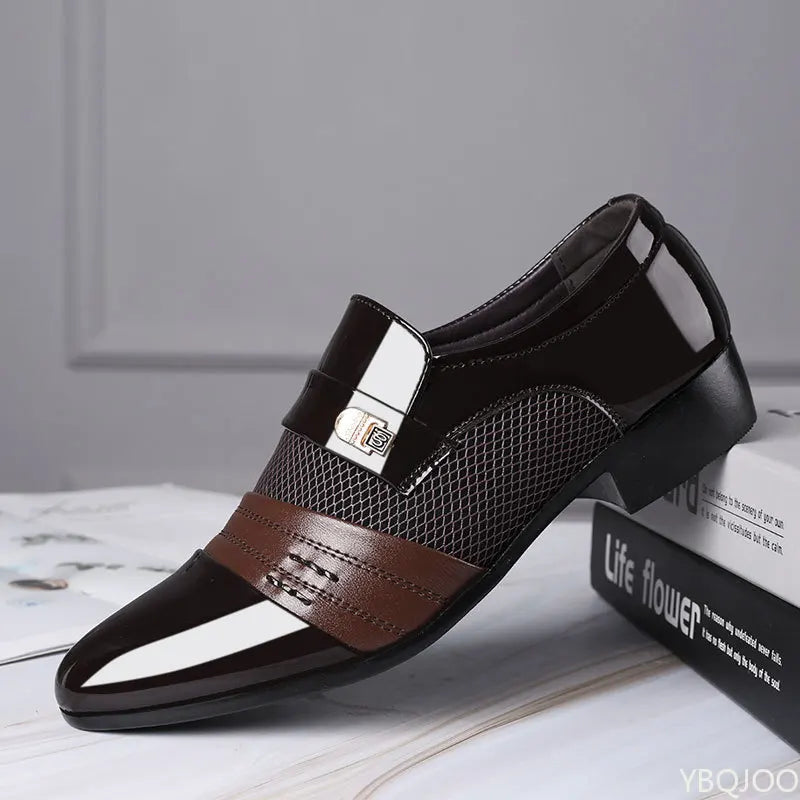 Large Size Fashionable Men's Office Formal Shoes Low Cut Daily Comfortable Pointed Multifunctional Men's Wedding Men's Shoes