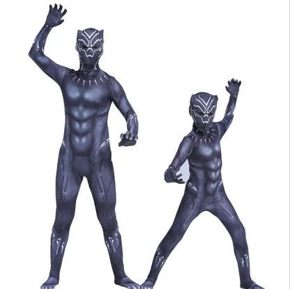 Superhero Spiderman Cosplay Costume Iron Man Black Panther Zentai Jumpsuit Bodysuit Halloween Party Costumes Good Quality