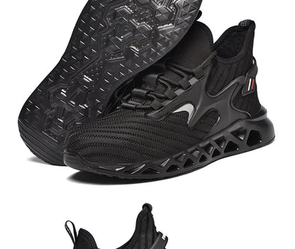 Anti-Puncture Anti-smash Safety Shoes Steel Toe Boots for Men Comfortable Work Sneakers Industrial Shoes for Construction Site