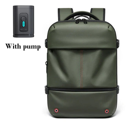 Travel casual Backpack 16 inch vacuum compression Laptop Backpack USB charging school Backpack Extended Hiking Business backpack