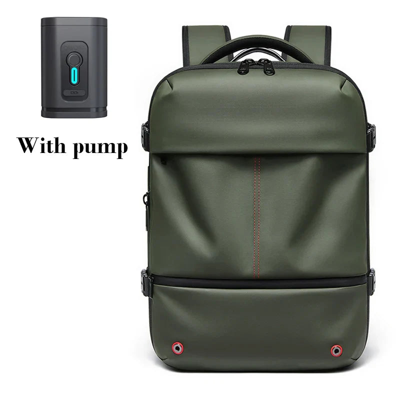 Travel casual Backpack 16 inch vacuum compression Laptop Backpack USB charging school Backpack Extended Hiking Business backpack