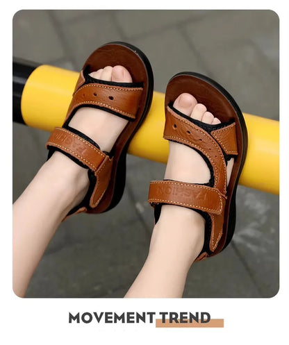 Summer Kids Sandals Soft Non-slip Children Shoes Beach Shoes Boys Casual Outdoor Walking Slippers Comfortable Sneakers