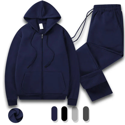Men's Tracksuits Sweatsuits Athletic 2 Piece Sets Hoodie Jogging Track Sweat Suits Full Zip Warm Up Outfits