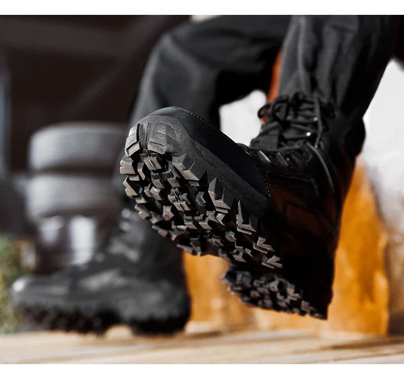 New Men's Boots Tactical Shoes Outdoor Sneakers Hiking Shoes Mountaineering Walking Jogging Ankle Boots Botas Cuturno Masculinas