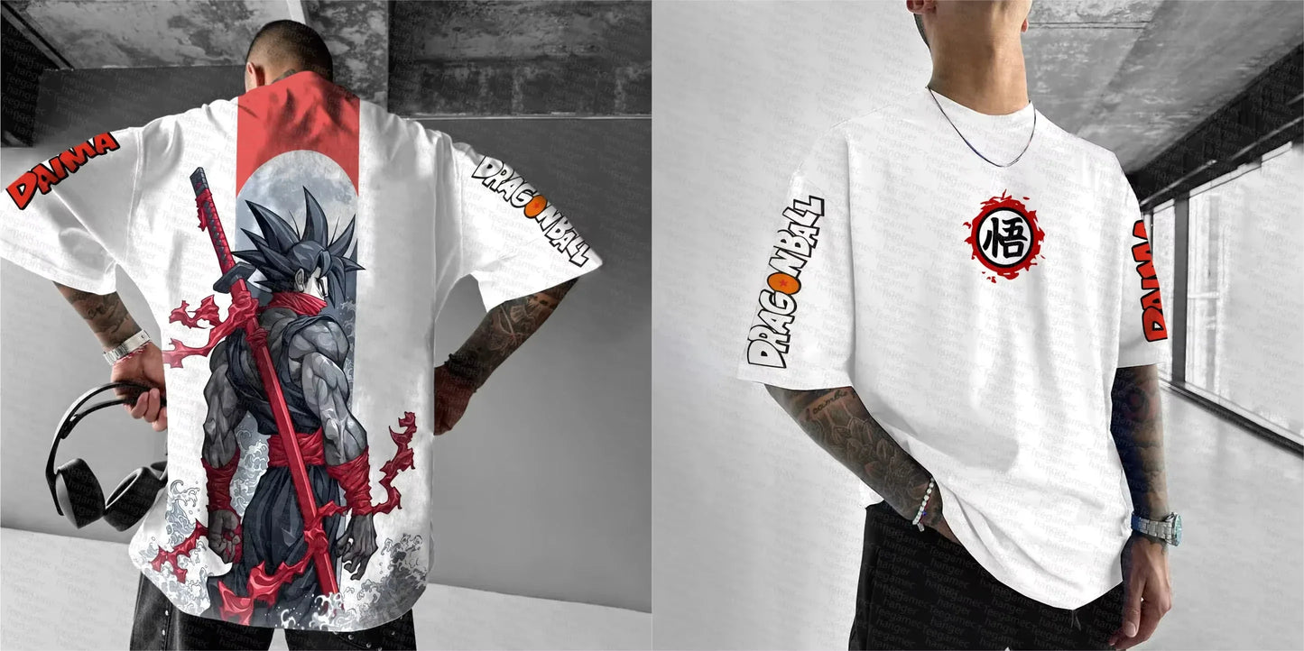 T-Shirt New Men's Street Hip Hop Loose Casual Street Trend Parent-Child Short Sleeve Top