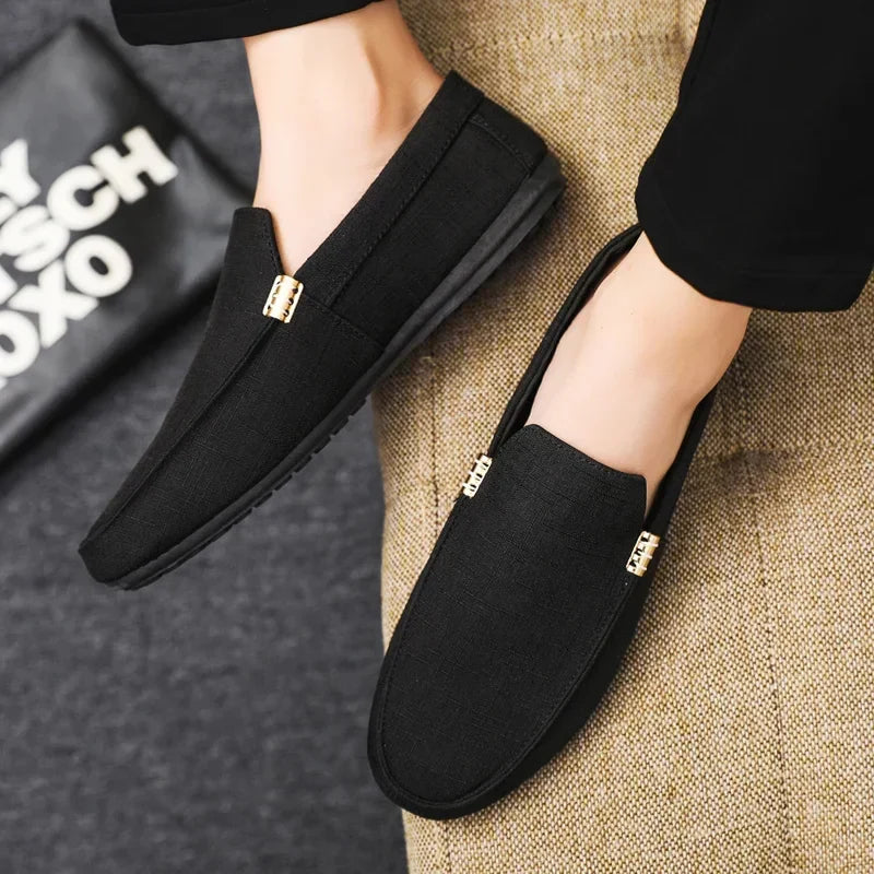 Fashion Men Casual Shoes Luxury Brand Men Loafers Breathable Comfort Slip-on Mens Driving Shoes lightweight Lazy Shoes Moccasins