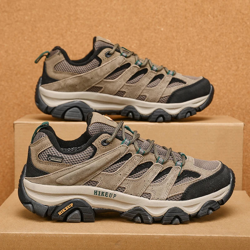 Men Hiking Shoes Designer Climbing Trekking Sneakers for Men Leather Outdoor Sports Work Man Shoes Run Shoes