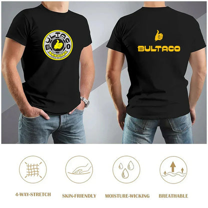 Hot Sale Bultaco Cemoto Motorcycles Printing T-Shirts 2025 Fashion Men Summer Short Sleeve 100% Cotton Bultaco Man T-shirt