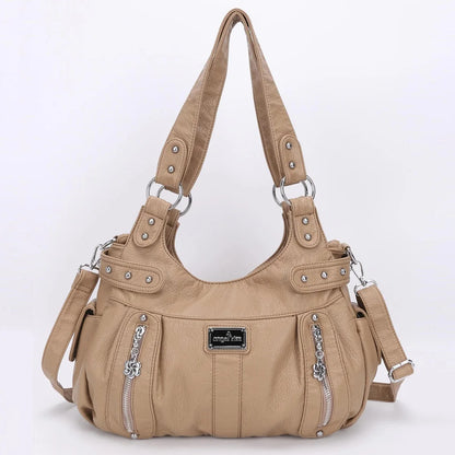 Winter Fashion Shoulder Bag for Women Soft PU Crossbody Handbg Large Capacity Messenger Bag Hobos Big Purse