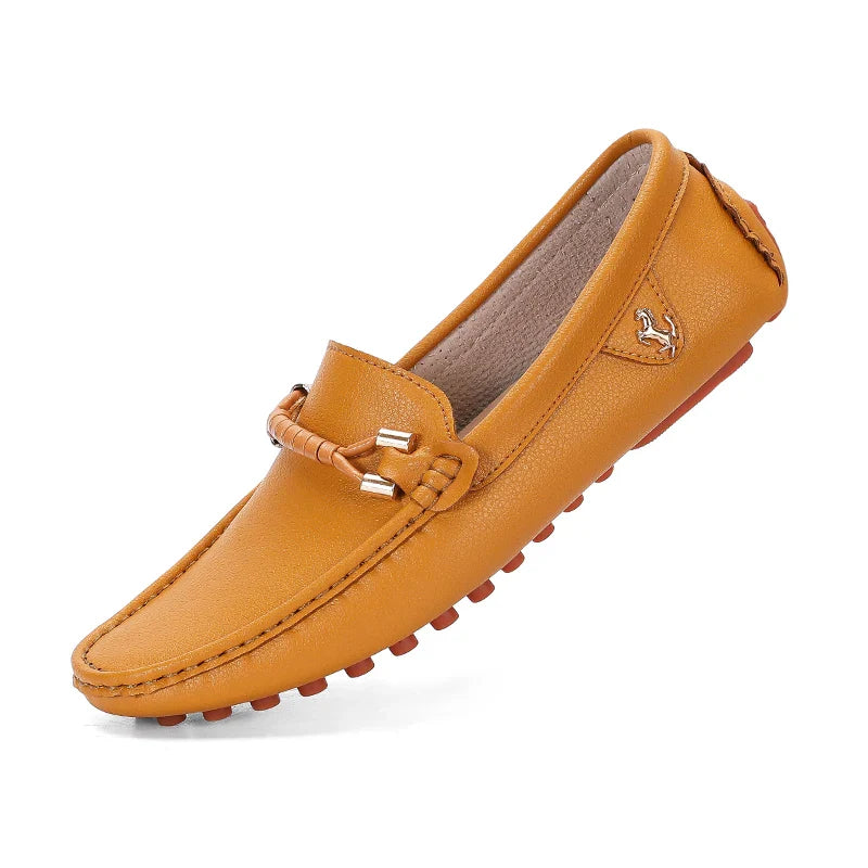 Summer Mens Fashion High Quality Outdoor Casual Leather Shoes Comfortable Breathable Classic 2024 New Slip on Men's Shoes