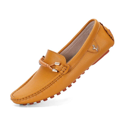 Summer Mens Fashion High Quality Outdoor Casual Leather Shoes Comfortable Breathable Classic 2024 New Slip on Men's Shoes