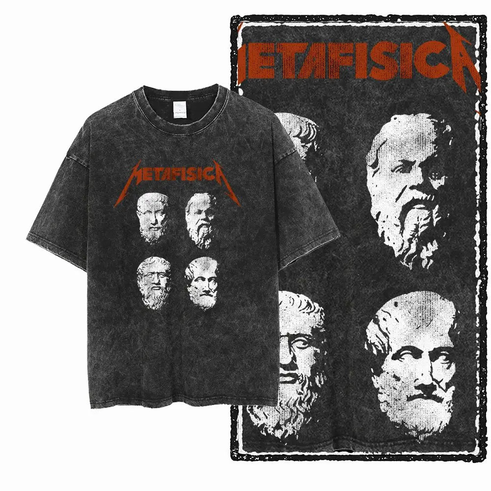 G25 Exclusive Cool Vintage Cotton  Men's COOLMIND Graphic T-shirt | Acid Washed  Streetwear Big Size O-neck men's Tee Tshirt