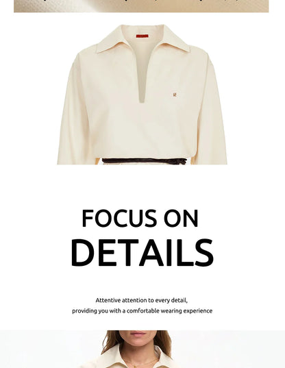 Women Elegant Solid Blouse Spring Summer Casual Long Sleeve V Neck Loose Shirt Office Lady Tunics Fashion Tops 2025