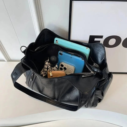 Daily Business Commuting Large Capacity Tote Hand Bags Soft Pu Leather Shoulder Bags for Women Zipper Women's Handbags Quality