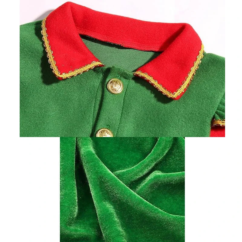 2025 Children's New Year Clothing Girl Cosplay Christmas Dress Girl's Christmas Outfit Carnival Party Costume Christmas Gift