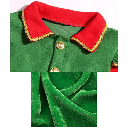 2025 Children's New Year Clothing Girl Cosplay Christmas Dress Girl's Christmas Outfit Carnival Party Costume Christmas Gift