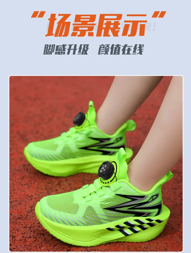 Children‘s Basketball Shoes Non-slip Breathable Running Shoes Lace-up Boys Girls Training Sneakers Athletic Shoes Tennis Shoes