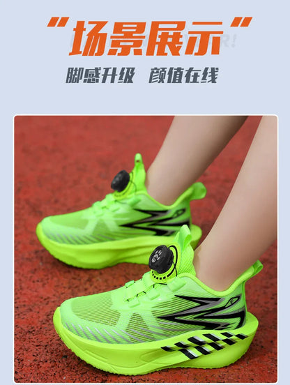 Children‘s Basketball Shoes Non-slip Breathable Running Shoes Lace-up Boys Girls Training Sneakers Athletic Shoes Tennis Shoes