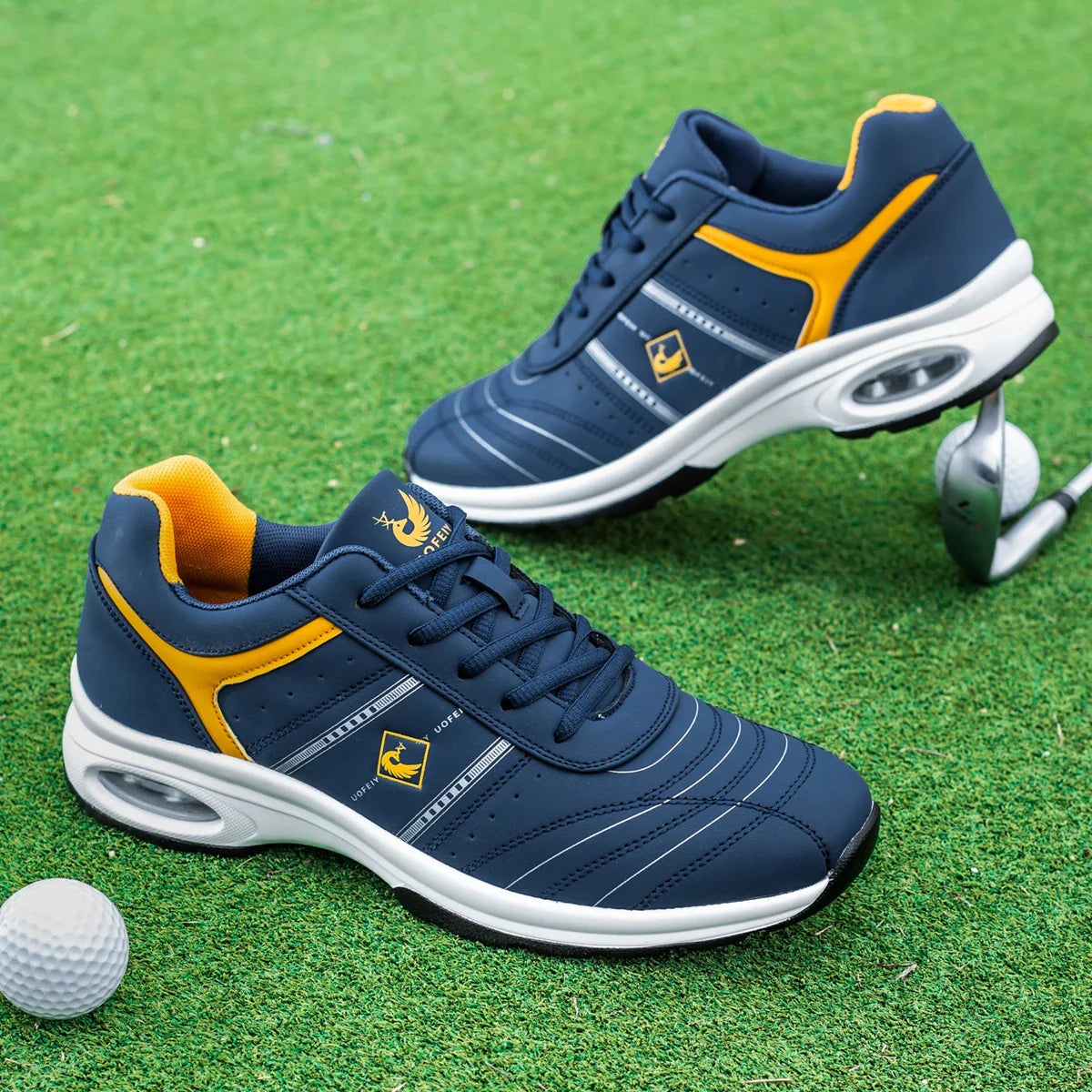 Men Golf Shoes Casual Breathable Waterproof Non-slip Golf Outdoor Training Shoes