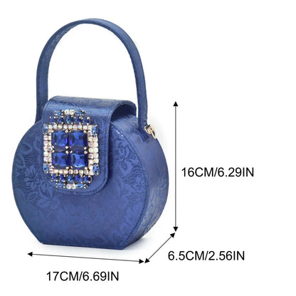 Rhinestone Ladies Shoes and Bags Original Italian Nigeria Party Shoes and Bags for Women Elegant Heeled Shoes for Women