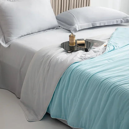 High Quality Cooling Blankets Smooth Air Condition Comforter Lightweight Summer Quilt with Double Side Cold  Cooling Fabric