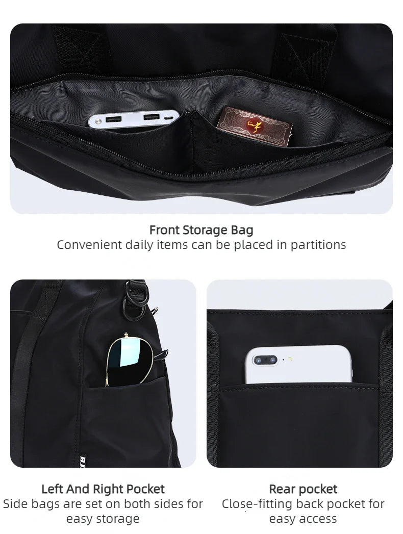 File Bag Carrying Briefcase Men's Business Bag Lawyer Office Computer Bag Horizontal Shoulder Crossbody Bag Men Bag