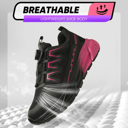 Womens Safety Shoes Steel Toe Sneaker Sport Work Safety Boots Puncture Proof Work Shoes Anti-smash Indestructible Ankle Boots