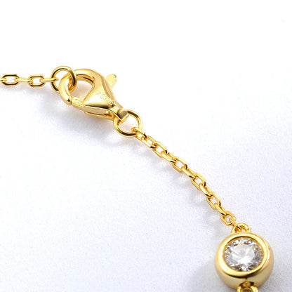 4mm Classic Bubble Moissanite Bracelet for Women 8 Stones Sparkling Lab Diamond Tennis Bracelet 925 Sterling Silver