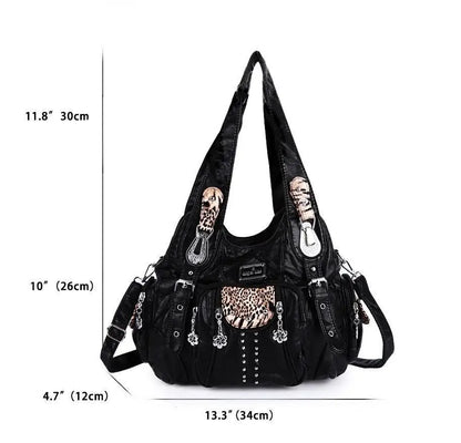 Women Fashion Handbags Women Shoulder Bags PU Leather Handbag Female Satchel Shoulder Purse Bag bolsa feminina