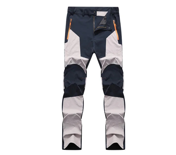 Men Summer Sports breathable Pants Hiking Trousers Camping Splash Prevention Quick Dry UV Resistant Elastic Thin