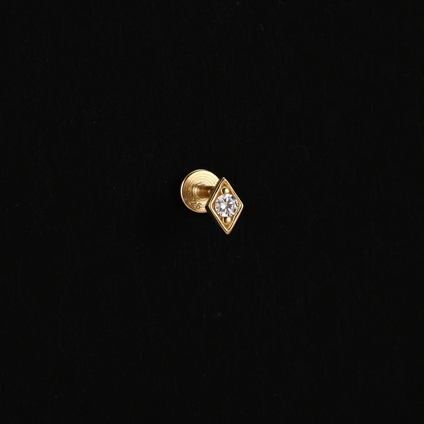 Heart Round Ball Flat Helix Piercing Earring 925 Sterling Silver Ear Studs Geometric Zircon Exquisite Trinket Studs Aretes