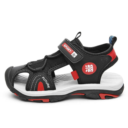 Kids Sports Sandals Breathable Mesh Lightweight Non-Slip Comfortable Outdoor Summer Shoes for Boys and Girls Quick-Dry Design
