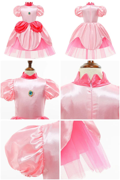 Children Belle Anna Rapunzel Clothing Kids Princess Ball Clothes Kids Performance Cosplay Costume Girls Birthday Luxury Dress Up