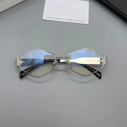 Vintage Special-Shaped Sunglasses Women Men Square Sun Glasses Female Retro Polygon Sunglasses for Male Eyeglass Eyewear