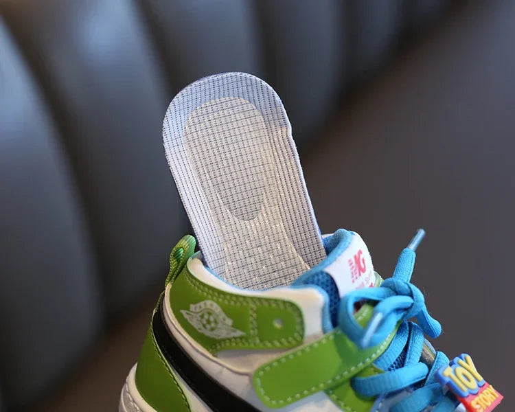 Fashion Children Sneakers Outdoor Non-Slip Boy Girl Casual Board Footwear Colorful High-top Kid Running Sports Leisure Shoes