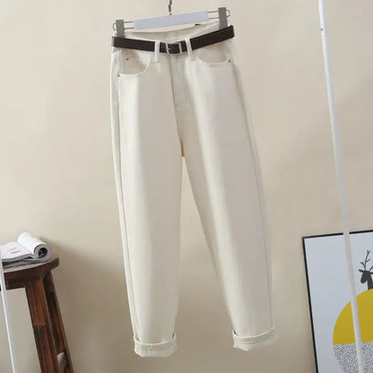 High-Waisted Straight-Leg Slimming Jeans