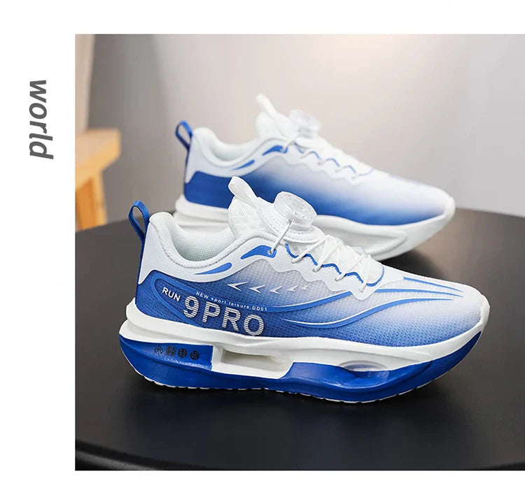 New Cushioning Running Shoes for Childrens Lightweight Sport Shoes Breathable Casual Sneakers Non-Slip Outdoor Boy Girl Training