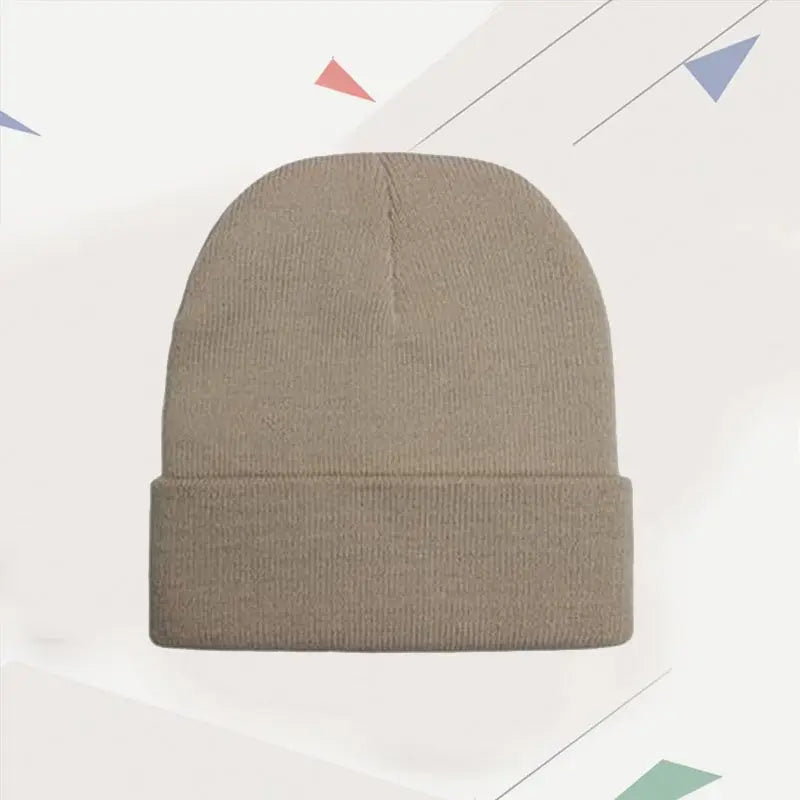 Custom Logo Autumn Winter Warm Beanie DIY Personalized Embroidered Design Knitted Hat Team Customize Stocking Skull Balaclava
