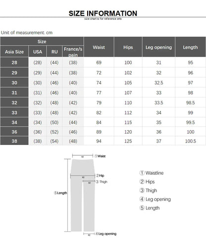 Brand Autumn New Stretch Men Casual Pants Straight Business Dress Formal Trousers Work Fashion Male Comfort Pants