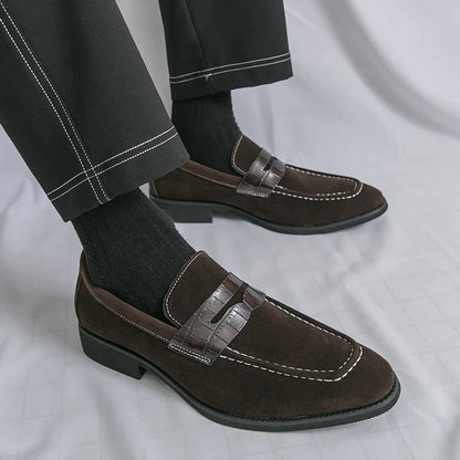 Hot Selling Business Leather Shoes Trendy and Versatile Breathable and Casual Shoes Comfortable and Long-lasting Work Shoes