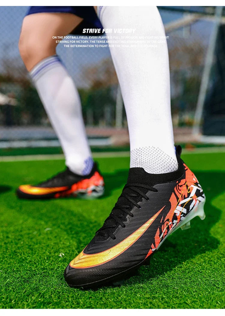 Hot Selling Soccer Shoes Society Professional Grass Training Original Football Field Boots Cleats Indoor Non Slip Futsal Sneaker