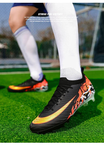 Hot Selling Soccer Shoes Society Professional Grass Training Original Football Field Boots Cleats Indoor Non Slip Futsal Sneaker