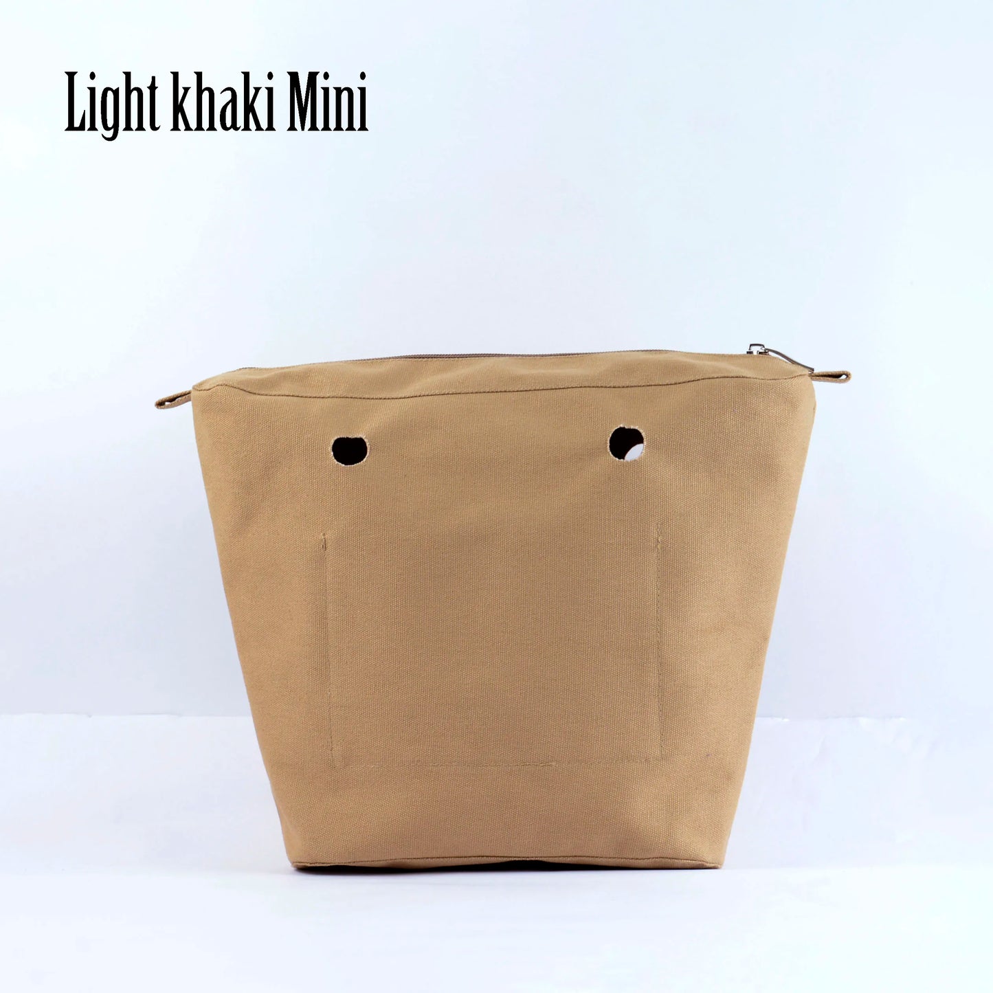 New Waterproof Inner Bag Organizer Insert Zipper Pocket for Classic Mini Obag Canvas Material for O Bag